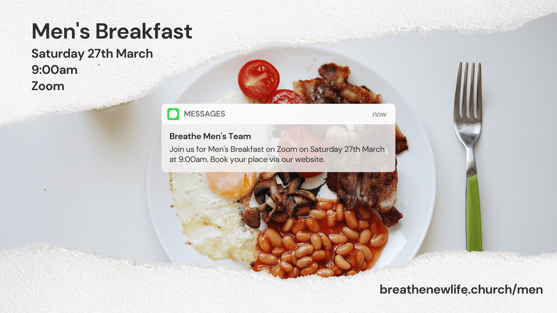 Men's Breakfast Flyer