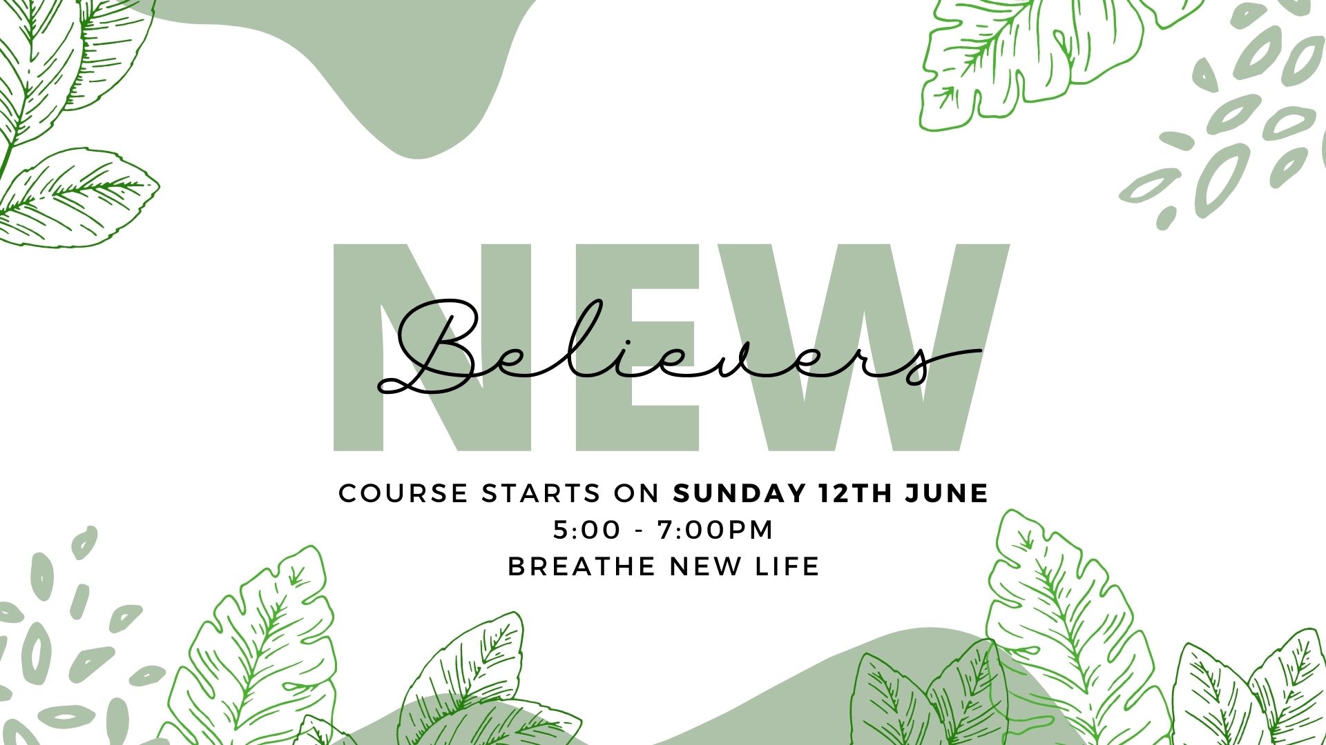 New Believers Course Graphic