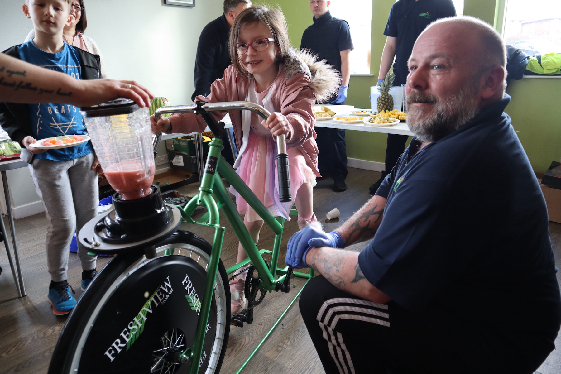 Community Family Day Juice Bike