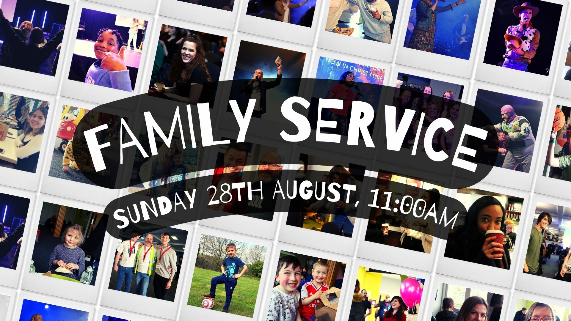 Family Service Poster 28th August