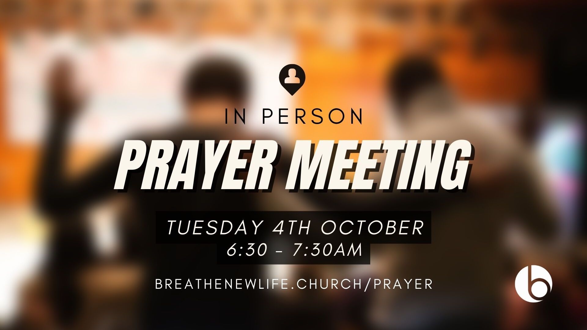 Prayer Meeting Poster