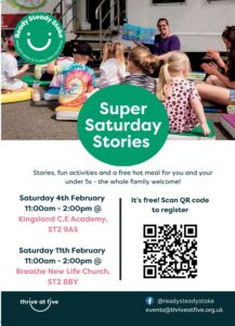 Super Saturday Stories @ Breathe New Life Church